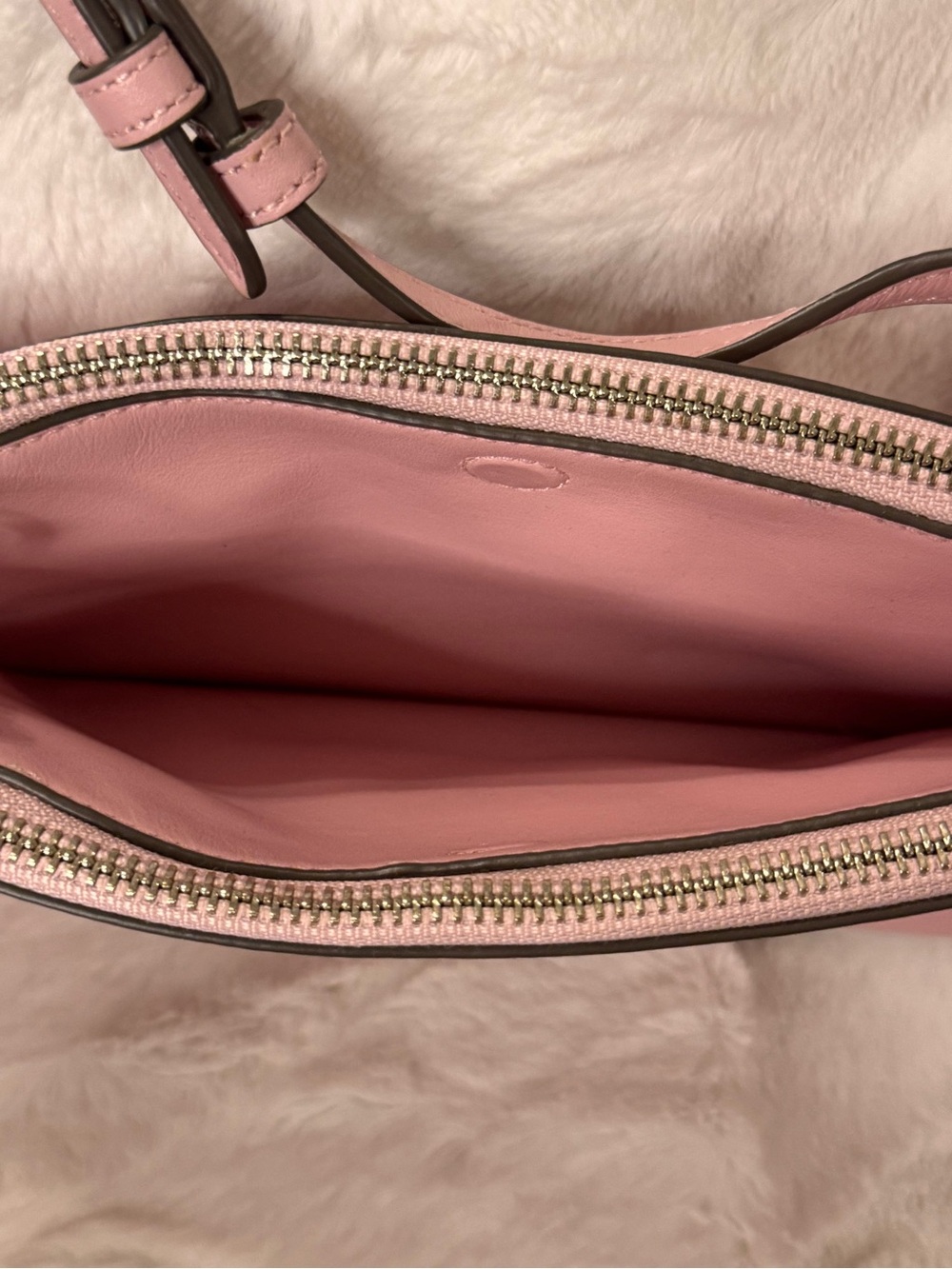 Coach Pink Leather Crossbody with Silver Hardware - Picture 5 of 9